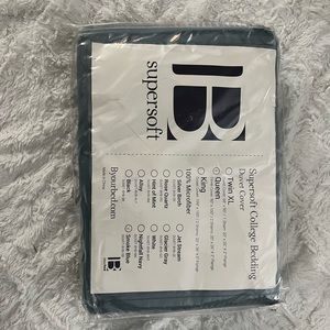 Queen silky duvet cover